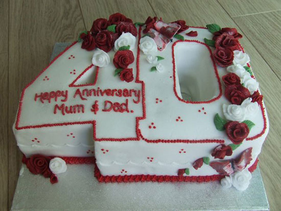 рубиновая свадьба фото 2